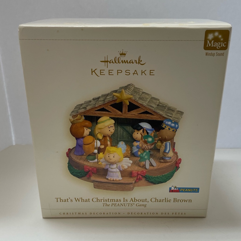 Hallmark ornament, That’s What Christmas Is About, Charlie Brown, 2006 musicial